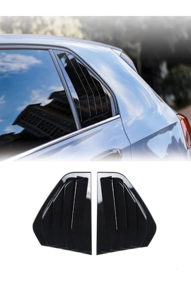 ROAL TUNİNG VOLKSWAGEN GOLF 8 KELEBEK CAM KAPLAMA VİZÖR RÜZGARLIK PİANO BLACK 2020 VE ÜZERİ - Resim 3