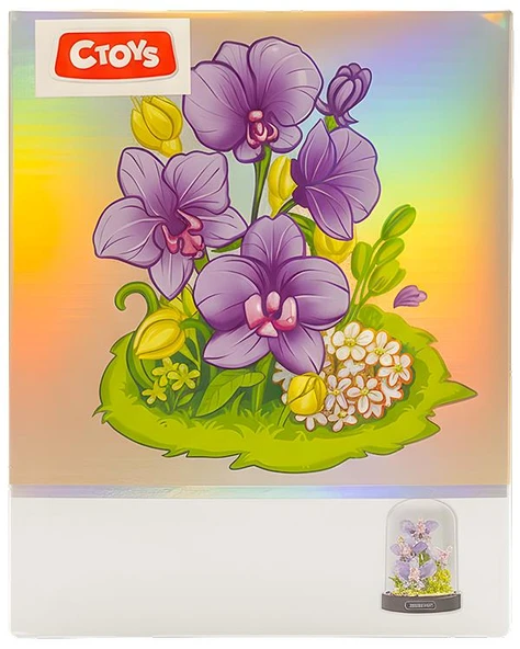 Ctoy Fanuslu Çiçek Serisi Orkide Lego Seti 16345 ürün görseli 1