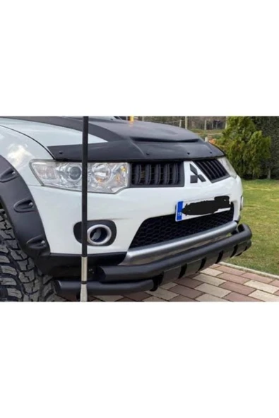 ROAL TUNİNG 2008 MODEL VE ÜZERİ TÜM MİTSUBİSHİ L200 SHARK TAMPON ÖN KORUMA DEMİRİ - Resim 3