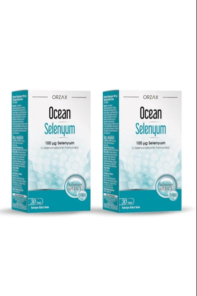 Ocean Selenyum 100 mcg 30 Tablet 2 Adet ürün görseli