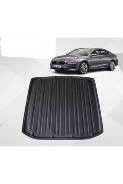 ROAL TUNİNG SKODA OCTAVİA SEDAN BAGAJ PREMİUM 3D BAGAJ HAVUZU 2020 VE ÜZERİ UYUMLU - Resim 2