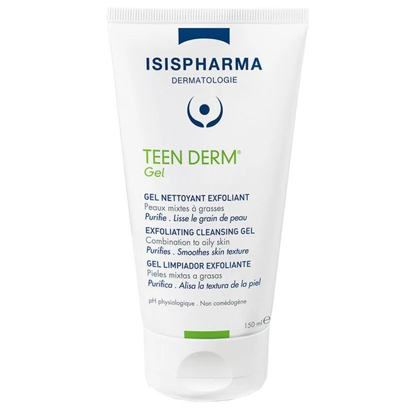 Isis Pharma Teen Derm Gel Nettoyant Exfoliant 150 ml ürün görseli 1