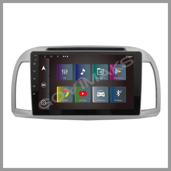 NİSSAN MİCRA 2002-2010 UYUMLU 6 GB RAM 128 GB HAFIZA ANDROID MULTIMEDIA TEYP - Resim 8