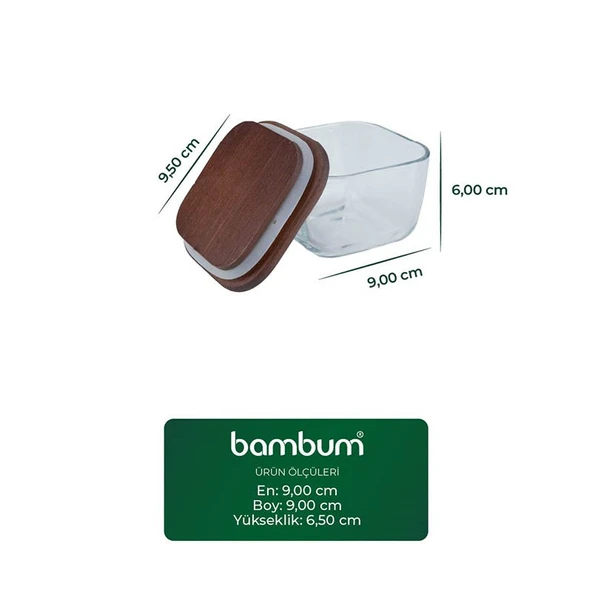 Bambum Nero - Enzo - 13 Parça Cam Kahvaltı Seti - Resim 3