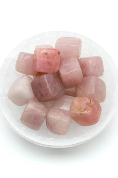 Pembe Kuvars Doğal Taş Tamburlanmış Parça - Tımbıl - TMB-0204 ürün görseli