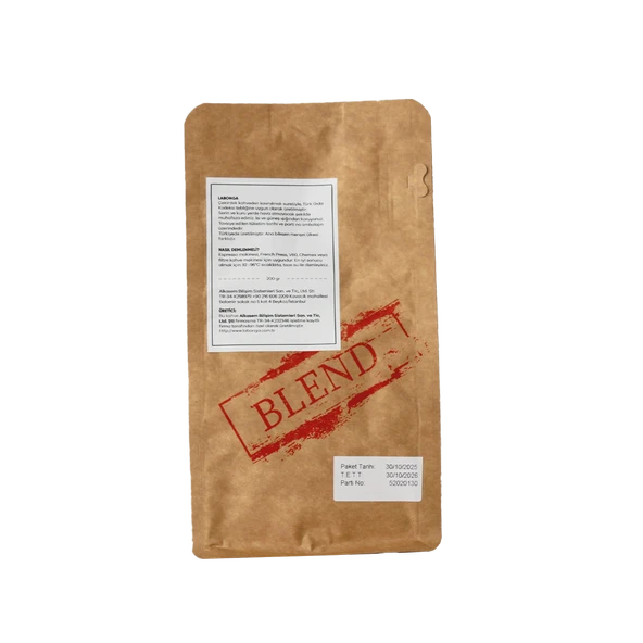ESPRESSO BLEND ÇEKİRDEK KAHVE 200 gr (AFRİKA HARMANI) - Resim 2