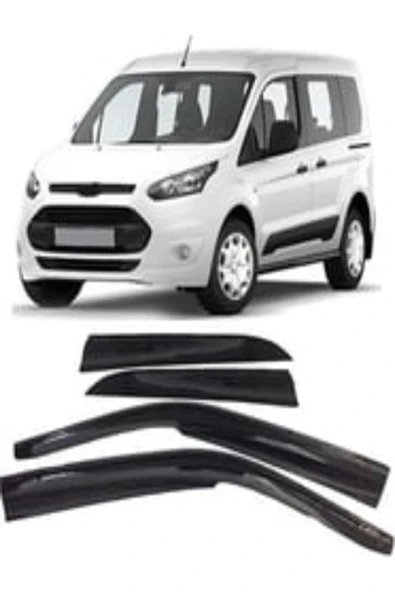 ROAL TUNİNG FORD CONNECT CAM RÜZGARLIĞI 4 PARÇA 2021 VE ÜZERİ Uyumlu - Resim 2