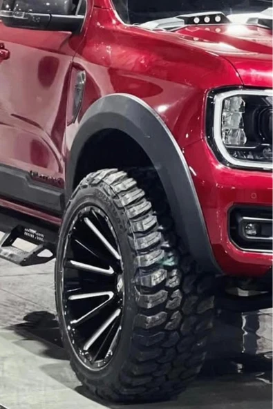 ROAL TUNİNG 2023+FORD RANGER T9 ÇAMURLUK DODİK KAPLAMA KAPARTMA(PİANO BLACK) - Resim 3