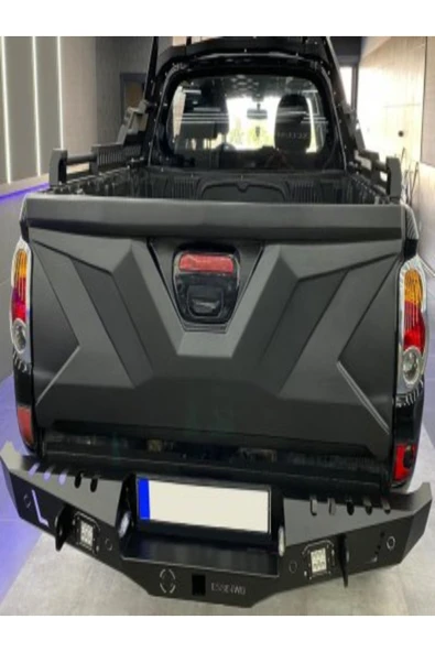 ROAL TUNİNG 2010-2014 ARASI UYUMLU MİTSUBİSHİ L200 ARKA KAPAK KORUMA KAPLAMA DODİK - Resim 4