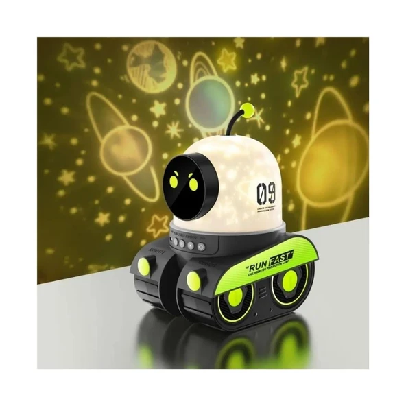 ROBOT SPACEWALKER Akıllı Yürüyen Işıklı Müzikli Oyuncak Robot, Hareketli Kollar, Ses Efektleri, Çocuk Eğitim ve Eğlence Robotu | HZLSTORE - Resim 2