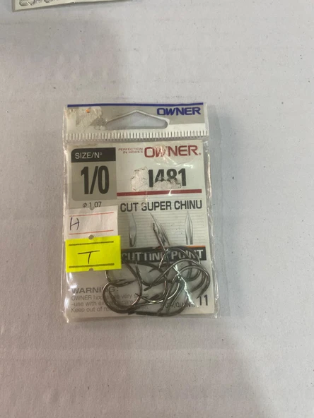 OWNER CUT SUPE CHINU 51481 NO: 1/0 OLTA İĞNESİ ürün görseli