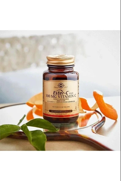 Solgar Ester-c Plus 500 Mg 100 Kapsül 3 Adet - Resim 2
