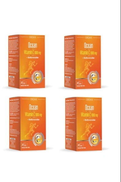 Ocean Vitamin C 1000 mg 30 Tablet 4 Adet ürün görseli