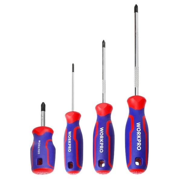 WORKPRO WP200505 8 Parça Profesyonel CR-V Manyetik Tornavida Seti - Resim 3