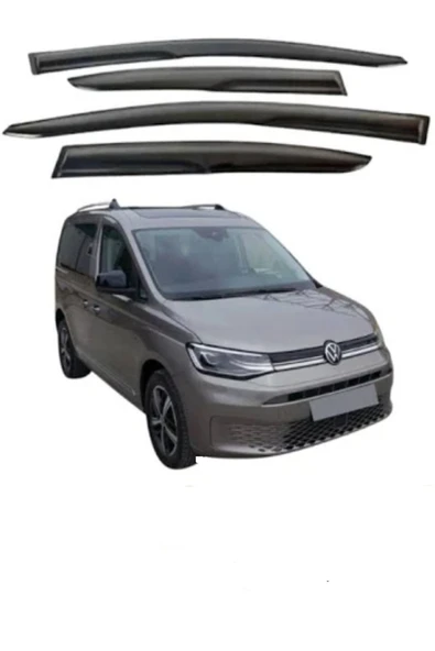 ROAL TUNİNG 2021+VOLKSWAGEN CADDY 4 PARÇA CAM RÜZGARLIĞI ürün görseli
