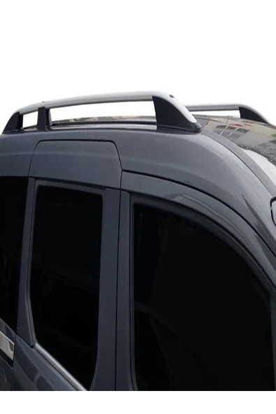 ROAL TUNİNG 2014 VE ÜZERİ UYUMLU FORD CONNECT TAVAN ÇITASI KISA GRİ - Resim 2