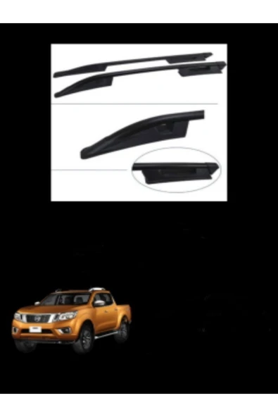 ROAL TUNİNG 2016+ MODEL ÜZERİ UYUMLU NİSSAN NAVARA FALCON TAVAN ÇITASI SİYAH - Resim 2