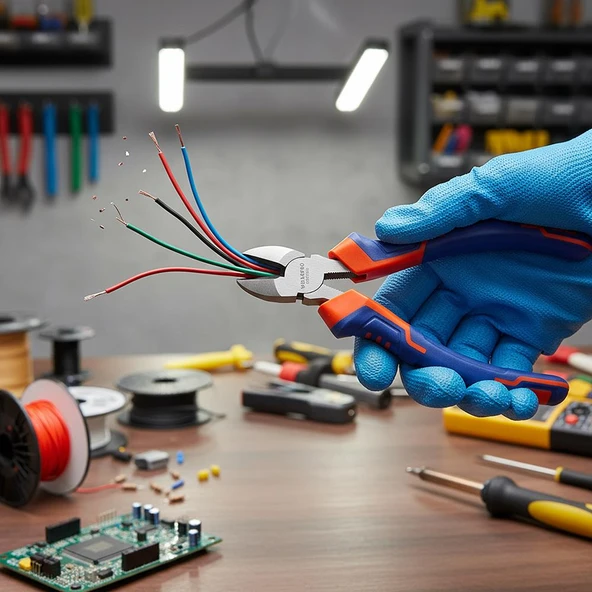 WORKPRO WP201007 200MM/160MM Profesyonel 3’lü Pense Seti - Resim 3