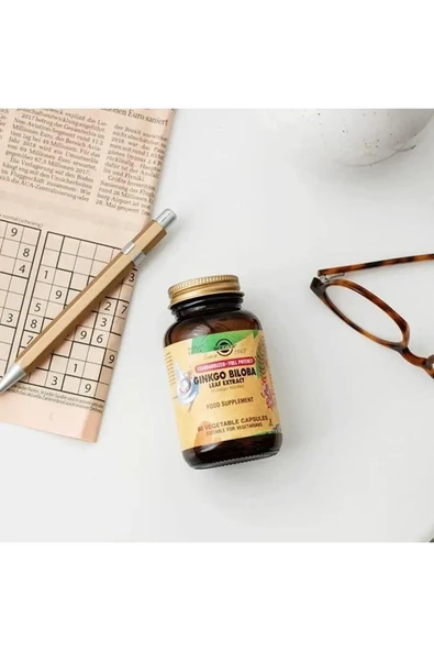 Solgar Ginkgo Biloba Leaf Extract 60 Kapsül 2 Adet - Resim 2