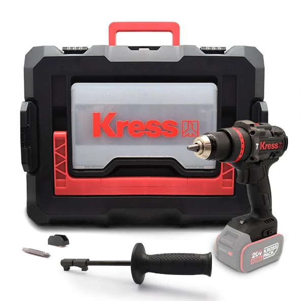 Kress KUC33.91 20Volt 95Nm Kömürsüz Profesyonel Şarjlı Darbeli Matkap (Akü Dahil Değildir) ürün görseli