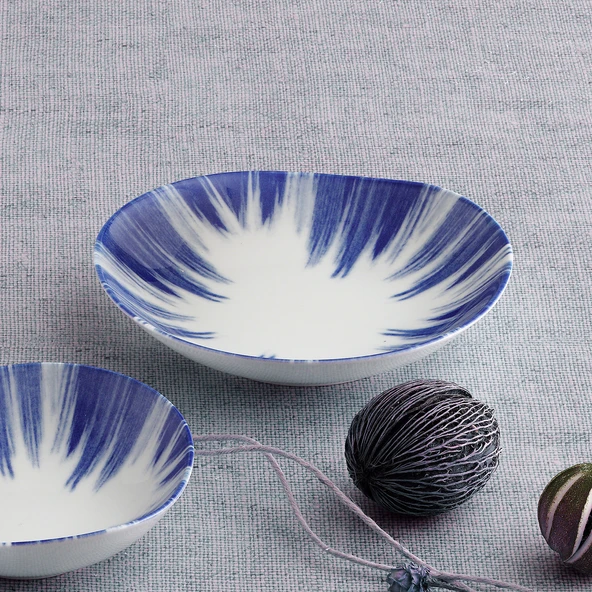 GÜRAL PORSELEN Roden 6 Parça 20 Cm Asimetrik Bone Çukur Tabak Takımı - 854 ürün görseli 1