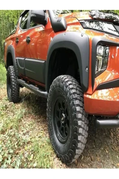 ROAL TUNİNG 2019+MİTSUBİSHİ L200 ÇAMURLUK DODİK KAPLAMA KABARTMA SETİ - Resim 3