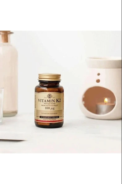 Solgar Vitamin K2 100 mcg 50 Kapsül 2 Adet - Resim 2