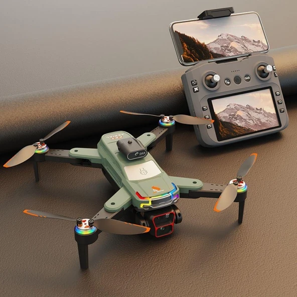 JS39 Drone, Akıllı 4K Uzaktan Kumandalı, Fırçasız motorlu Engel Kaçınma, Çift lens Korumalı Drone - Resim 2