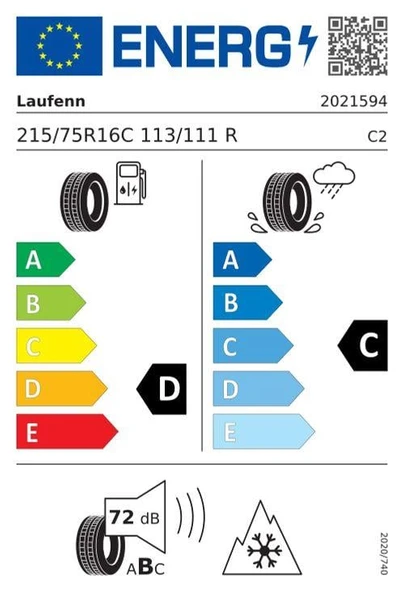 Laufenn 215/75r16 113/111r i fıt van ly31 Kamyonet Kış 2025 - Resim 3