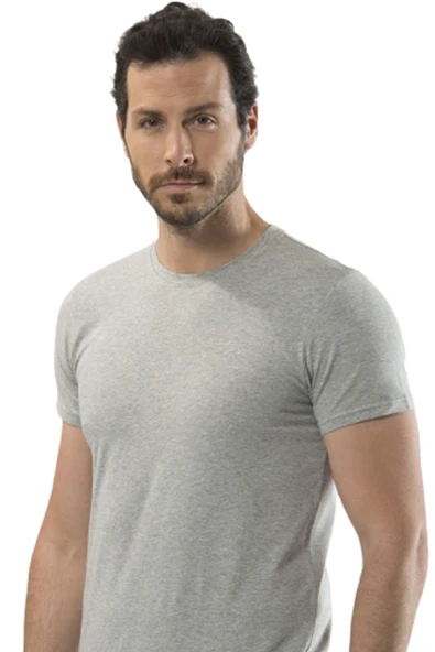 Altunkoza Underwear Hasaltunkoza 12'li Beyaz Erkek Elastan Likralı Sıfır Yaka Fanila 14008 ürün görseli