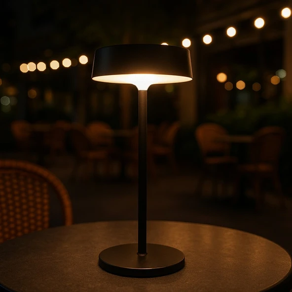 Cata CT-8450 Dubai Dimli Solar USB Şarjlı 3 Renk LED Masa Lambası - Resim 3