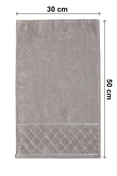 Jakarlı %100 Pamuklu 6'lı Lüks Kutulu Çeyizlik Mutfak Havlusu 30X50 - 00743 - Resim 6