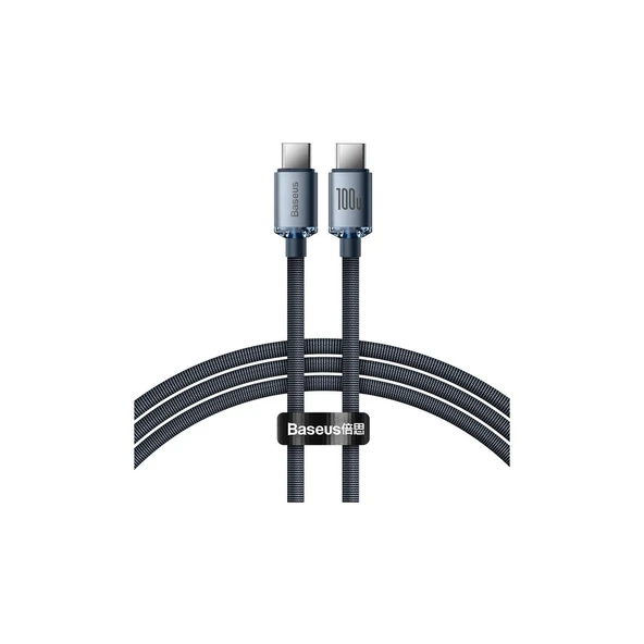 Crystal Shine 100W Type-C To Type-C Hızlı Şarj Kablo 2 mt CAJY000701 ürün görseli 1