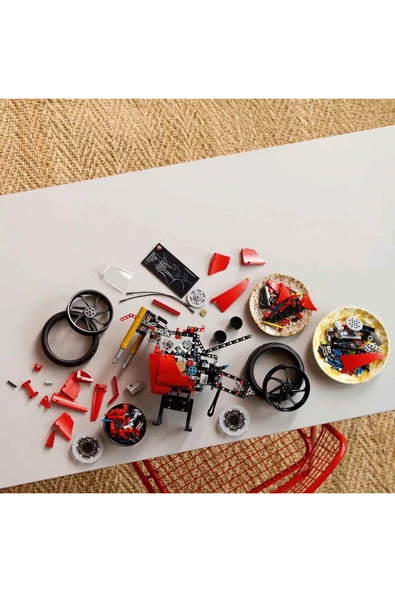 Technic Ducati Panigale V4 S Motosiklet 42202 - Yetişkinler için İnşa Edilebilen Yaratıcı - Resim 6