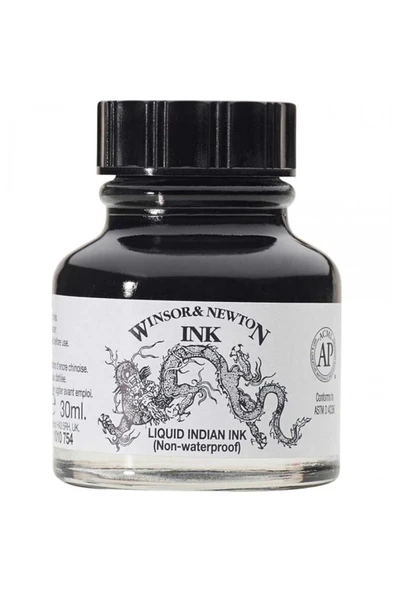 Winsor & Newton Çizim Mürekkebi 30ml Liquid Indian 754 ürün görseli 1