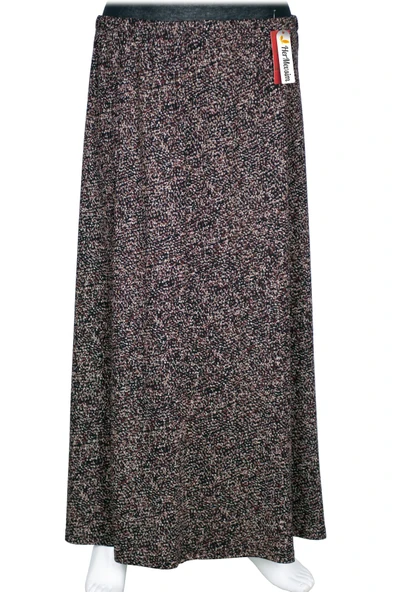 Hesna Kadın Ayşen Kışlık 8 Parça Astarsız Lastikli Bordo Etek D31 ürün görseli 1