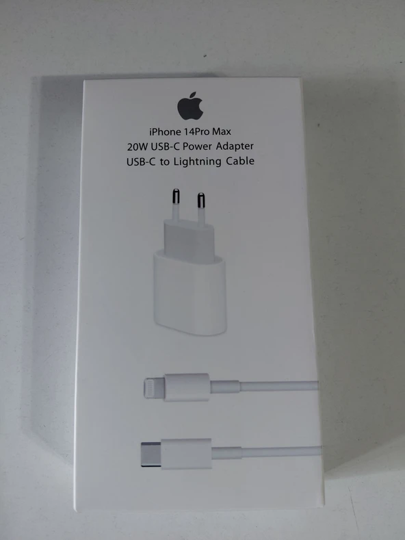 ASLANTİC İPHONE 14 PRO MAX 20W TYPE-C ŞARJ SETİ. ürün görseli 1
