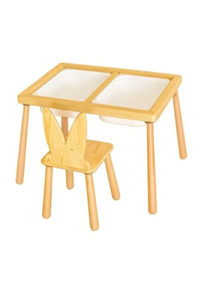 Duyusal Oyun Masası + 1 Sandalye ürün görseli 1