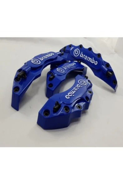 ROAL TUNİNG BREMBO MAVİ KALİPER KAPAK YAZILI 4 LÜ SET TÜM ARAÇ UYUMLU - Resim 2