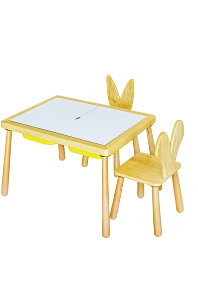 Duyusal Oyun Masası + 2 Sandalye - Resim 2