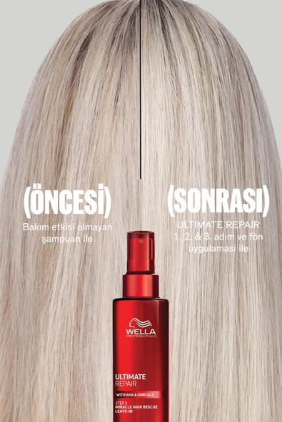 Wella Ultimate Repair Tüm Saç Tipleri İçin Yoğun Onarıcı Bakım Maskesi 150 ML - Resim 4