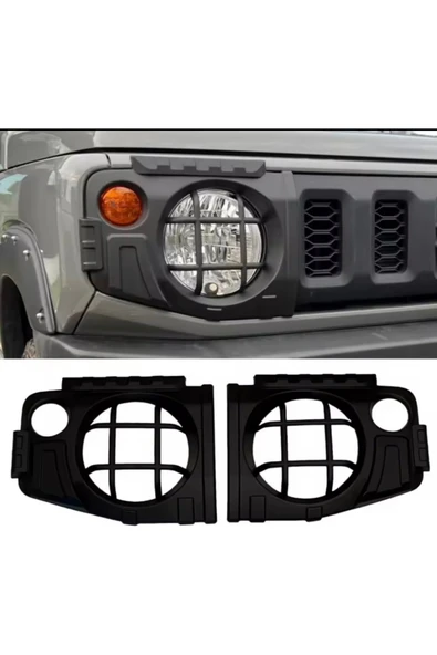 ROAL TUNİNG 2018-2023 MODEL SUZUKİ JİMNY FAR KORUMA ÇERÇEVESİ ürün görseli