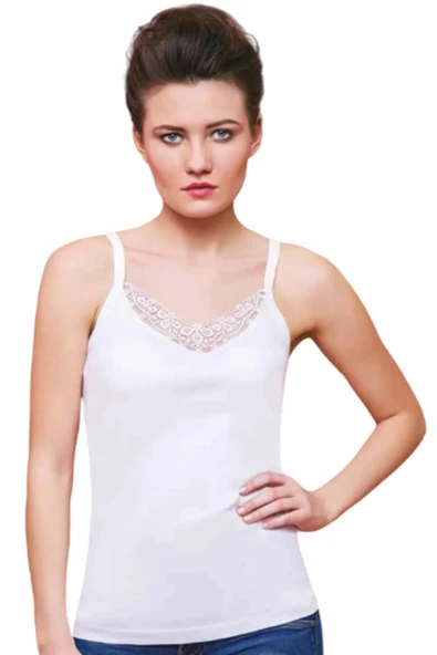 Altunkoza Underwear 12'li Paket  Ribana Ince Askılı Atlet 10506 ürün görseli