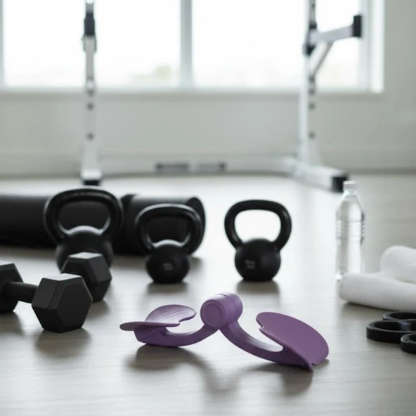 OLLEVRA İç Bacak Sıkılaştırıcı, Pelvik Kas Güçlendirici Plastik Spor Aparatı - Bacak Arası İncelten Egzersiz Aleti - Resim 4