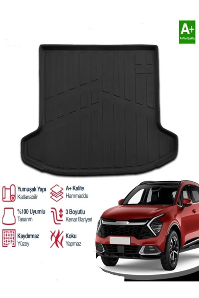ROAL TUNİNG KİA SPORTAGE 3D PREMİUM BAGAJ HAVUZU 2022 VE ÜZERİ UYUMLUDUR. ürün görseli