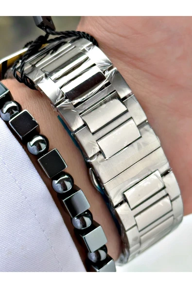 Reward Gümüş Renk Fonksiyonlar Aktif Orjinal Erkek Kol Saati + BİLEKLİK HEDİYELİ - Resim 5