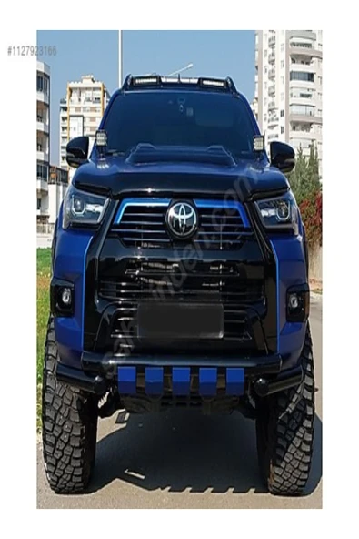 ROAL TUNİNG 2015+ MODEL ÜZERİ UYUMLU TOYOTA HİLUX ÖN SHARK TAMPON KORUMA DEMİRİ - Resim 2