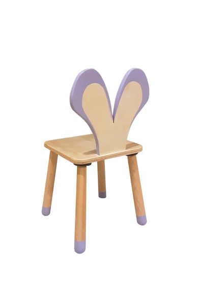 Wood & Joy Doğal Ahşap Renkli Çocuk Sandalye Fare - Resim 3