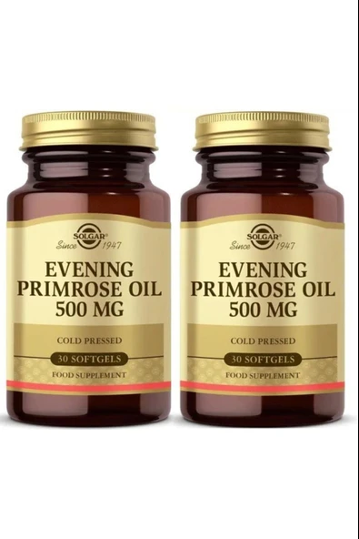 Solgar Evening Primrose Oil 500 Mg 30 Kapsül 2 Adet ürün görseli