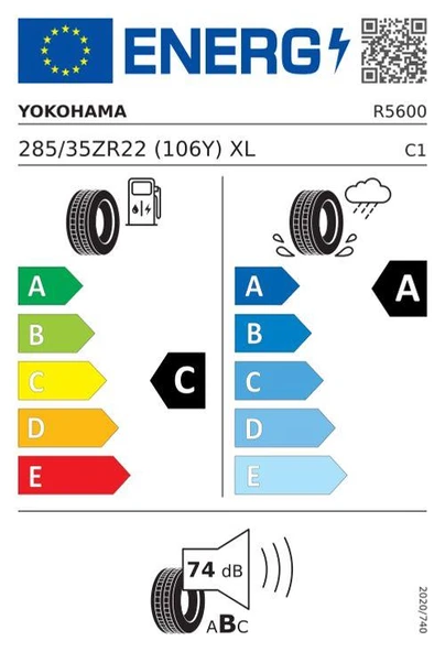 Yokohama 285/35zr22 106y advan sport v105 porsche Oto Yaz 2025 - Resim 4
